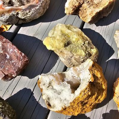 Assortment of Geodes, Petrified Wood & More (BD-JS)