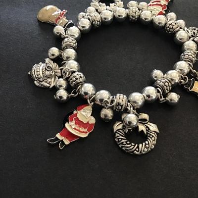 Cute Christmas charm bracelet
