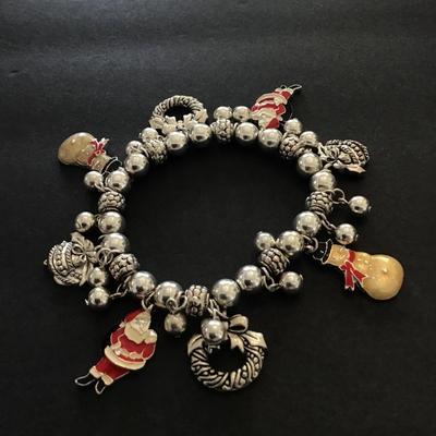 Cute Christmas charm bracelet