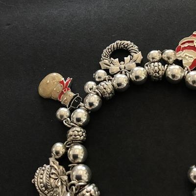 Cute Christmas charm bracelet