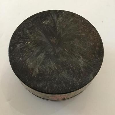 Vintage handpainted, Lacquer box, floral, keepsake Persian