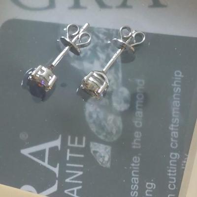 GRA CERTIFIED MOISSANITE EARRINGS