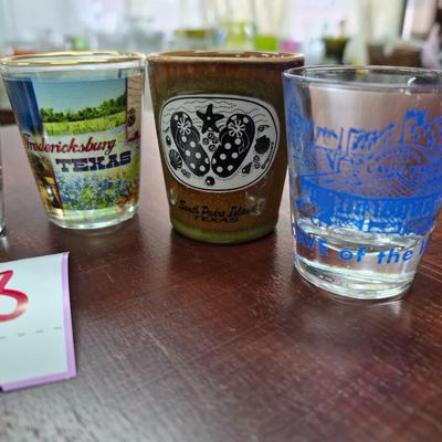 Sale Photo Thumbnail #41: Shot glasses, 5 total