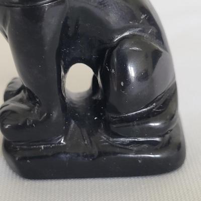 Carved Stone Bastet Statue (K-EL)