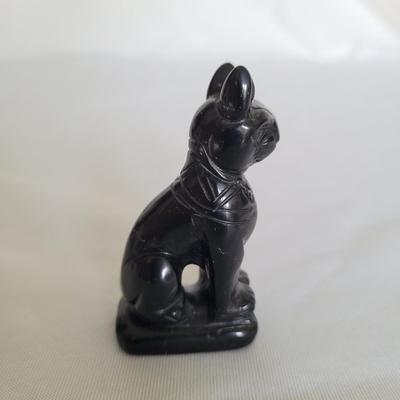 Carved Stone Bastet Statue (K-EL)