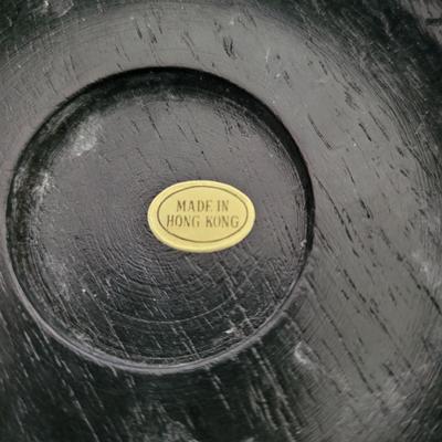 Carved Puzzle Ball and Foo Dogs (D-EL)