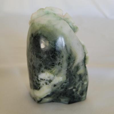 Carved Jade Money Frog & Fish Statuettes (D-EL)