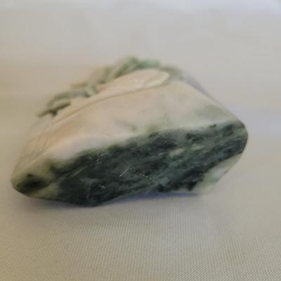 Carved Jade Money Frog & Fish Statuettes (D-EL)