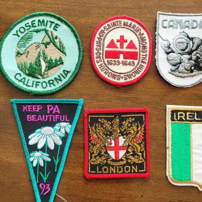 Vintage Patches and Pins (LR-EL)