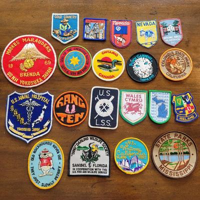 Vintage Patches and Pins (LR-EL)