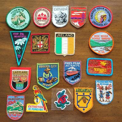 Vintage Patches and Pins (LR-EL)