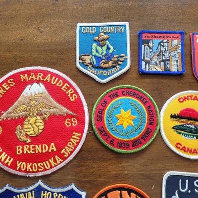 Vintage Patches and Pins (LR-EL)