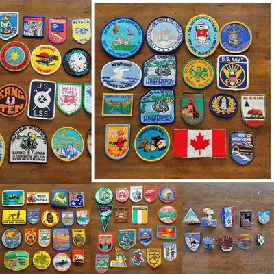 Vintage Patches and Pins (LR-EL)