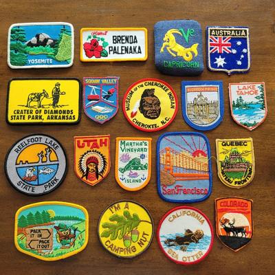 Vintage Patches and Pins (LR-EL)