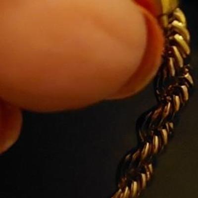 10K Solid Gold Rope Necklace 28"