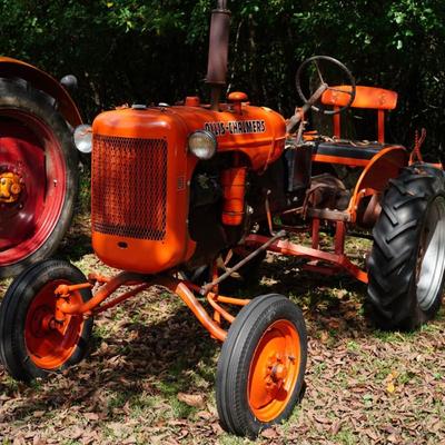 Sale Photo Thumbnail #43: working. 
comes with plow. (see photo) 
Information was copied   off of the tractor
AMS274
B66077
2H3
12-13 
AM 2990-5 
Please note winning bid is subject to personal reps' approval. see terms of auction