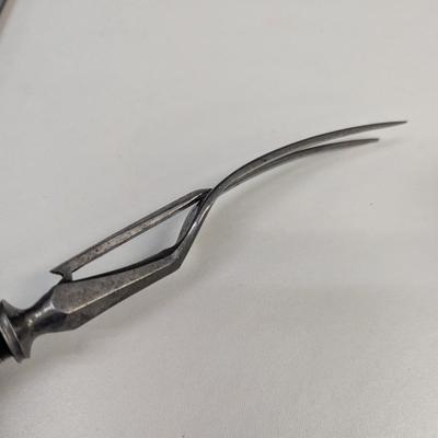 Sale Photo Thumbnail #3278: assorted antler handle cutlery