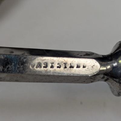 Sale Photo Thumbnail #3279: assorted antler handle cutlery