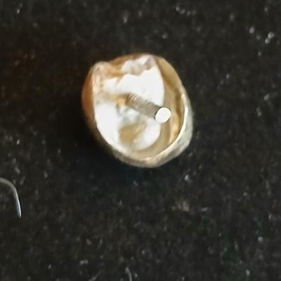 Full metal gold colored cast crown post tooth