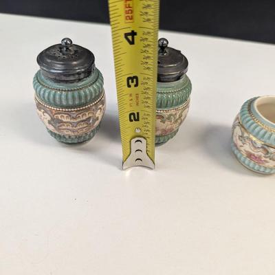 Sale Photo Thumbnail #563: Marked Vintage Spice Shaker Set With Caddy
