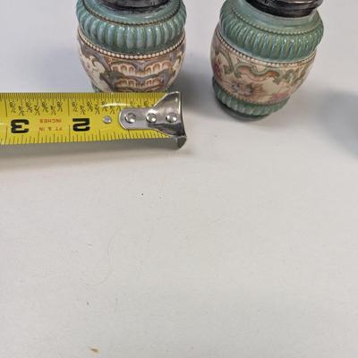 Sale Photo Thumbnail #565: Marked Vintage Spice Shaker Set With Caddy