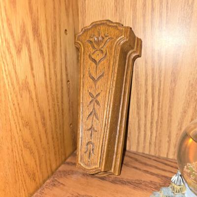 Variety of household Knick knacks - Trinket box - small vase - wall pocket vase - picture frames and more