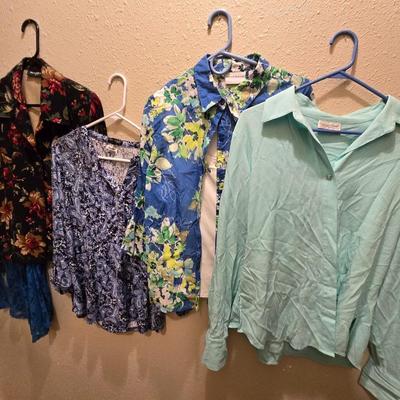 Women's long sleeves with collars - Coldwater Creek - Alfred Dunner - Ava & Grace and others