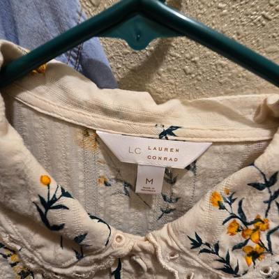 Women's long sleeve button up tops - Chaps - Laurn Conrad - Just Polly and more