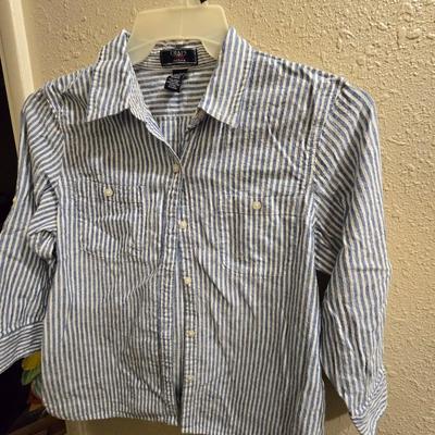 Women's long sleeve button up tops - Chaps - Laurn Conrad - Just Polly and more