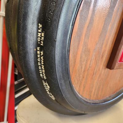 1973 Summit Point Spring Nationals Award with Vintage Goodyear Racing Tire