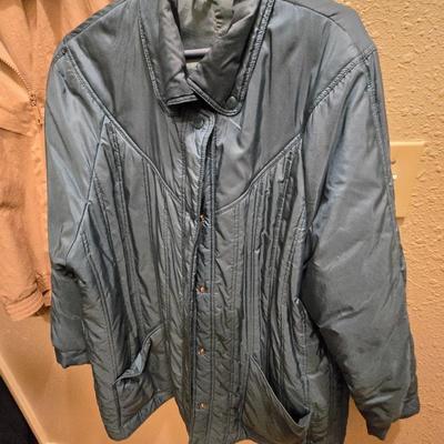 One winter coat - and two light weight jackets London Fog - Tedd with stocking caps