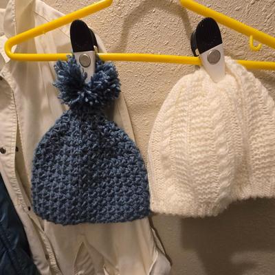 One winter coat - and two light weight jackets London Fog - Tedd with stocking caps