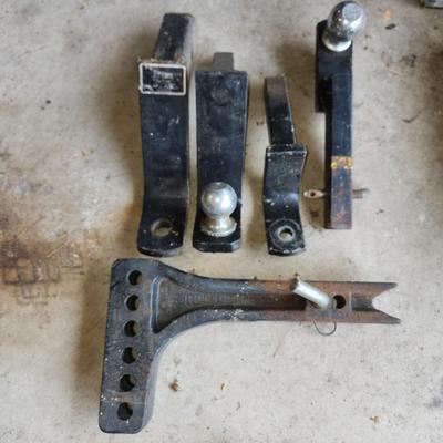 Lot of 5 Trailer Hitches Hitch Bar, Putnam Receiver , Reese Hitch
