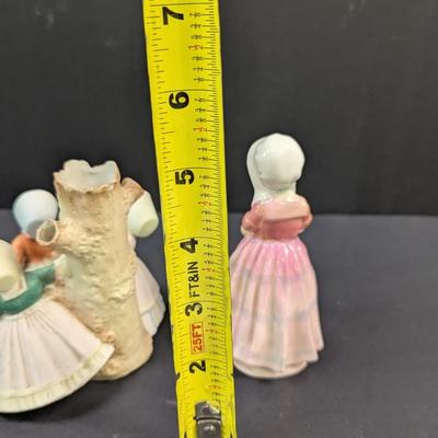 Sale Photo Thumbnail #623: Porcelain Figurine 3 Girls Dancing Around A Tree