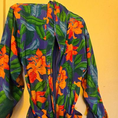 Two swin suits - sun hat - water shoes - and a robe