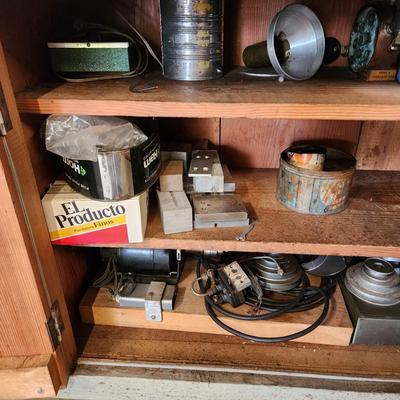 Vintage South Bend Lathe Works 644R includes all parts Cabinet and contents