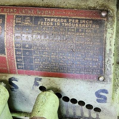 Vintage South Bend Lathe Works 644R includes all parts Cabinet and contents