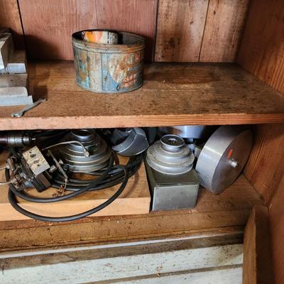 Vintage South Bend Lathe Works 644R includes all parts Cabinet and contents