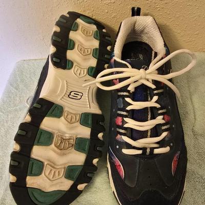 There pairs of size 9 tennis shoes - Sketchers - Dr. Scholls -