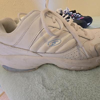 There pairs of size 9 tennis shoes - Sketchers - Dr. Scholls -