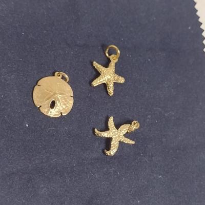 14 Karat Yellow Gold Charms- Approx Total Weight 6.3 Grams (#55)