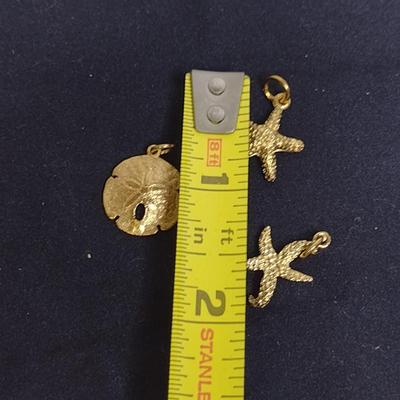 14 Karat Yellow Gold Charms- Approx Total Weight 6.3 Grams (#55)