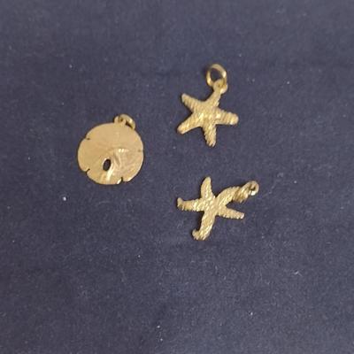 14 Karat Yellow Gold Charms- Approx Total Weight 6.3 Grams (#55)