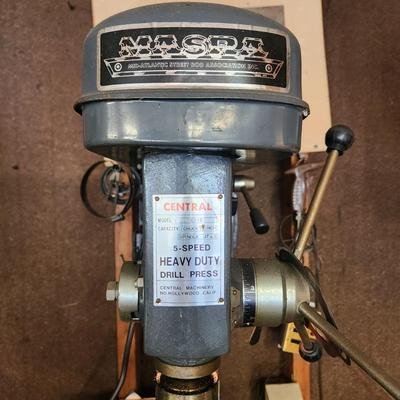 Central C112 5 speed Heavy Duty Drill Press Tested