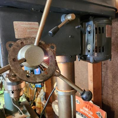 Central C112 5 speed Heavy Duty Drill Press Tested