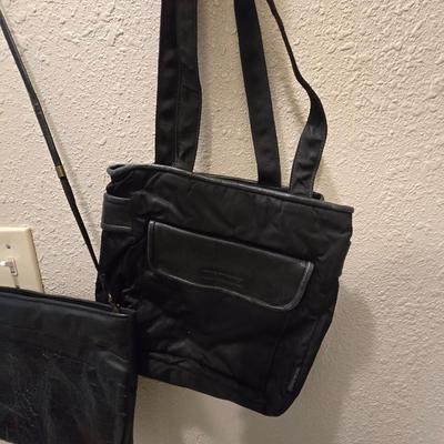 Four black purses