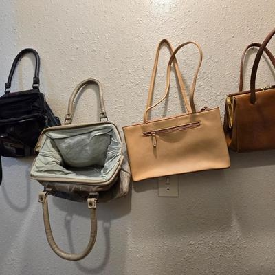 Four women's purses - Brown - Tan - Black