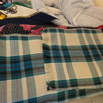 Silk and cotton decorative scarfs
