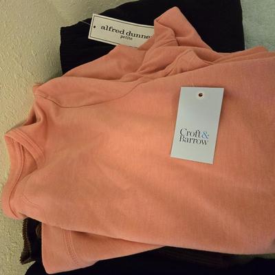Brand new clothes with tags - shirts and slacks