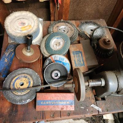 Atlas model 2400 Uility Grinder Hone with Kasson Electric Motor with Bench & accessories shown tested